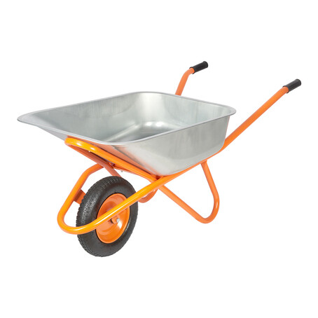 картинка Тачка строительная одноколесная грузоподьемность 200 кг.обьем90 л 66-9-180 от базы строительно-отделочных материалов