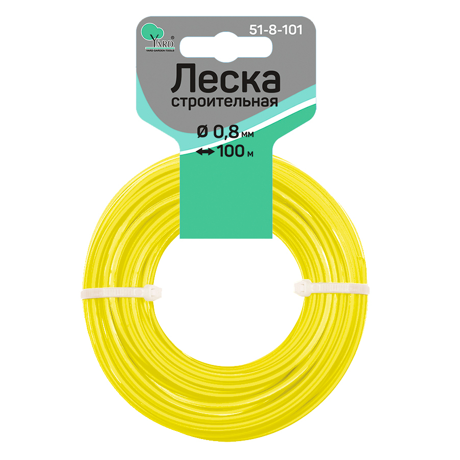 картинка Леска строительная , 0,8ммх100м 51-8-101 от базы строительно-отделочных материалов