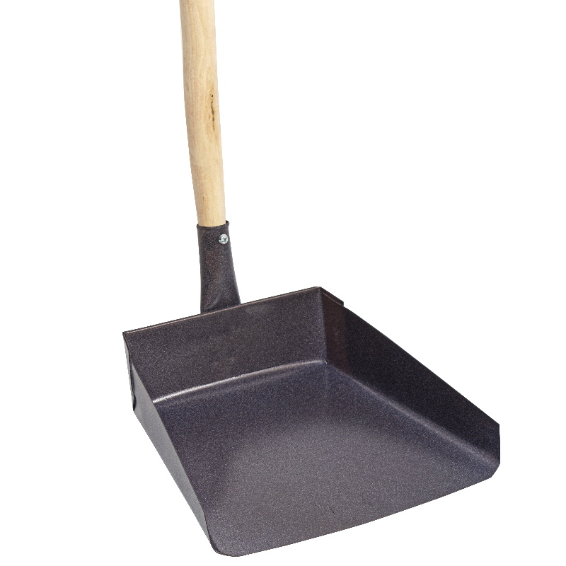 картинка Совок хозяйственный металл., деревянная рукоятка, 35см 61-1-009 от базы строительно-отделочных материалов